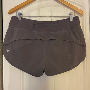 LULULEMON | SPEED UP SHORT LAVENDER SIZE 8